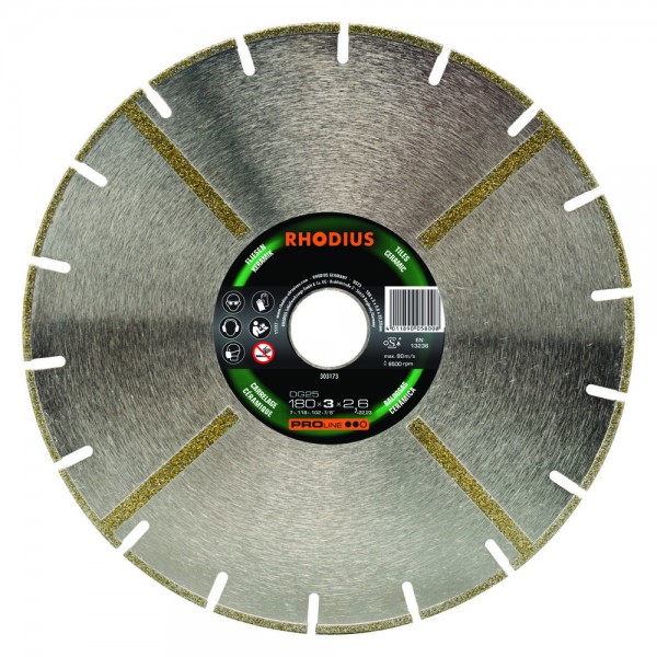 303173 DISCO DIAMANTE 180x3x22  DG25