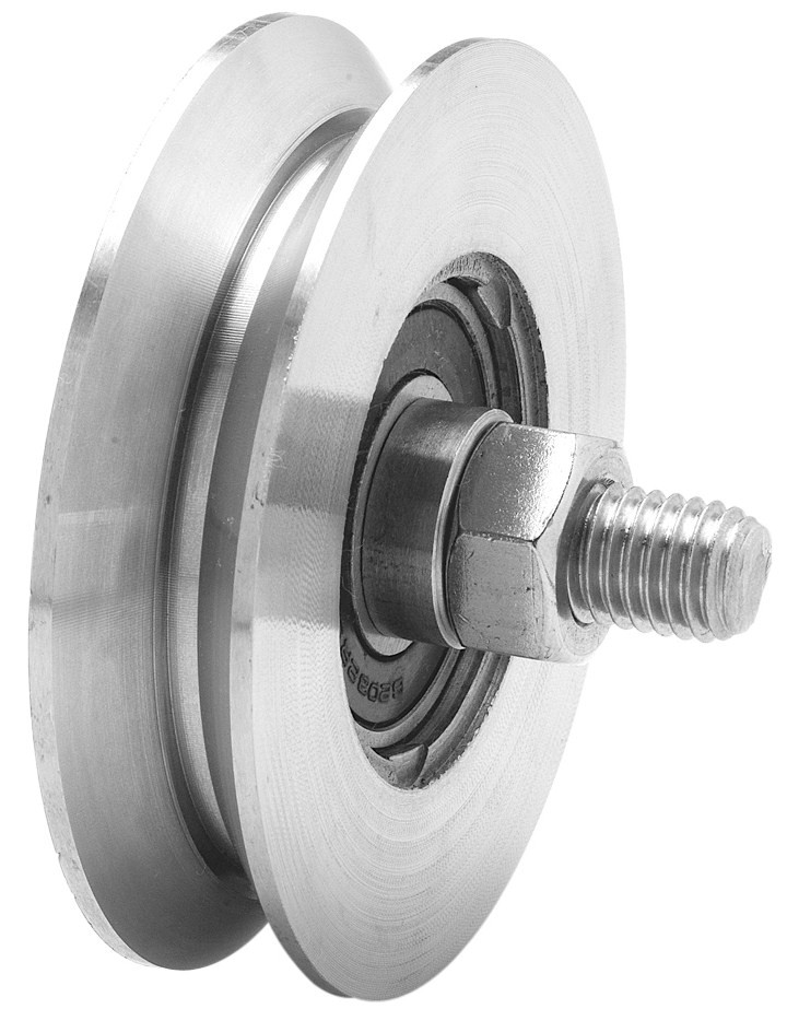 RODA ZINC.PORTAO CORRER  80MM 101-V
