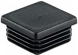 TERMINAL PL/QD.P/TUBO 20×20 PRETO
