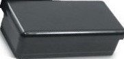 TERMINAL PL/RT.P/TUBO 50×30 PRETO