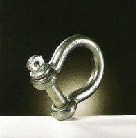A04922 MANILHA CURVA   GALVANIZADA 22MM