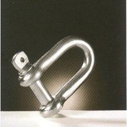 A521B08 MANILHA DIREITA INOX   A316 8 MM