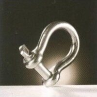 A522B05 MANILHA CURVA INOX A316 5 MM