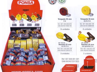 659001001 EXPOS.BALCAO C/28CINTAS