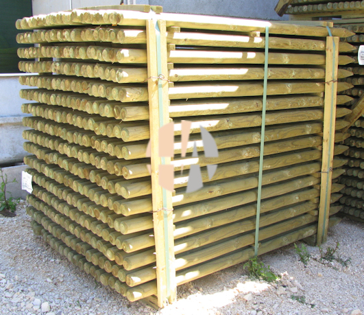 POSTE MADEIRA PINHO 2,0MT 5,0/7,5 CM$