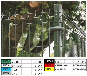 POSTE RETANGUL.60x40MM VERD.R6005 1850$