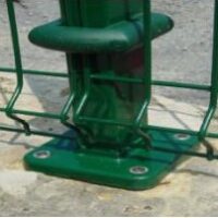 BASE ALUMINIO C/PARAF.POSTE 60×40 BR9010