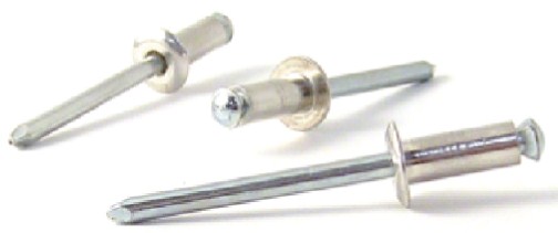 REBITE ALUMINIO/ACO FLOR C/BOL.4,8×21