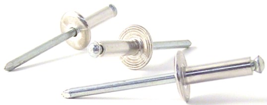 REBITE ALUMINIO/ACO FLOR C/LG.14 4,8×21#