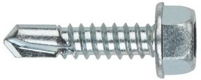 PARAFUSO AUTOPERF.C/NYL.BRANCO A1 5,5×22