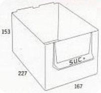 GAVETA P/CAIXA N.8 227x167x153MM