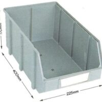CAIXA STOCK 400x225x170 MD.C CINZ