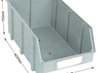 CAIXA STOCK 400x225x170MM MOD.C CINZENTO