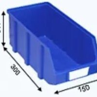CAIXA STOCK 300x150x125 MD.B AZUL