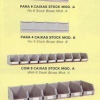 REGUA SUPORTE P/6 CX.STOCK MOD.A
