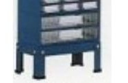 SUPORTE AZUL P/ESTANTE N1-4 P/BAIXO 1F/S