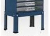 SUPORTE AZUL P/ESTANTE N5-8 P/BAIXO 1F/S