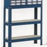 SUPORTE AZUL P/ESTANTE N5-8 P/ALTO  2F/D