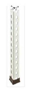 COLUNA   “L25” CINZA    1000 MM$#