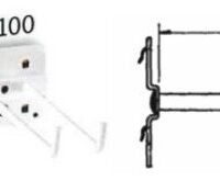 70220 GANCHO DUPLO BRANCO D-100$#