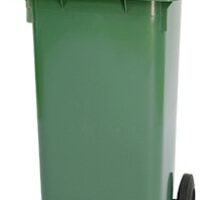 CONTENTOR LIXO VERDE  120LT     $