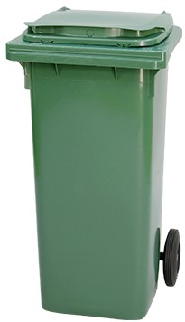 CONTENTOR LIXO VERDE  120LT     $