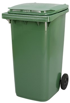 CONTENTOR LIXO VERDE  240LT     $