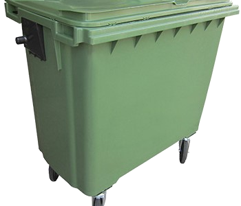 CONTENTOR LIXO VERDE  800LT DIN $