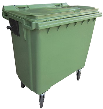 CONTENTOR LIXO VERDE  800LT DIN $