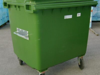 CONTENTOR LIXO VERDE 1000LT OSCHNER$