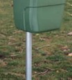 POSTE METALICO P/PAPELEIRA DIN  &