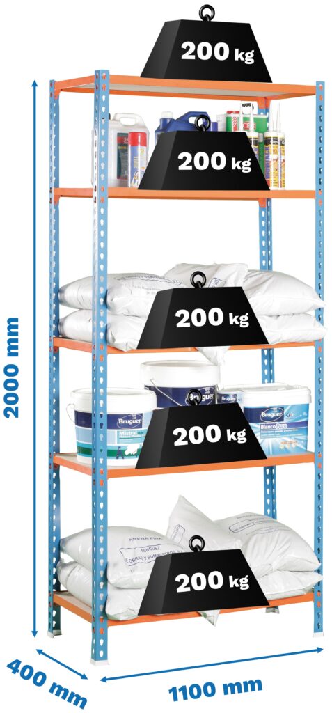 937334 EST.MADERCLICK A/L 5P 2×1,1×0,4M$