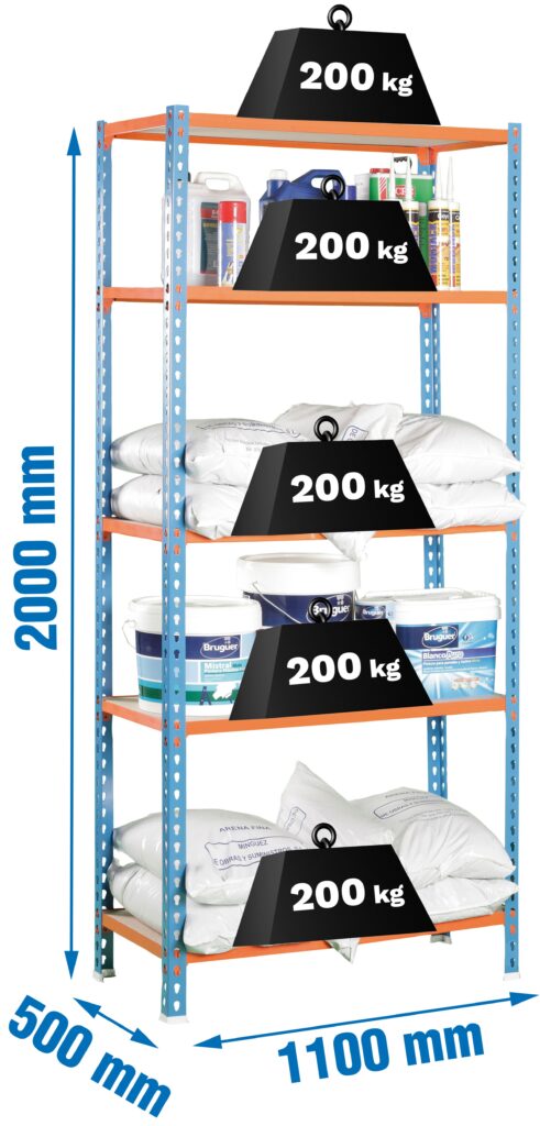 937372 EST.MADERCLICK A/L 5P 2×1,1×0,5M$