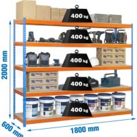 950050 EST.EF1806-5 A/L 5PT 2×1,8×0,60M$