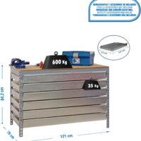 932902 BANC.6/GV. 840x1200x600CZ BT5BOX$
