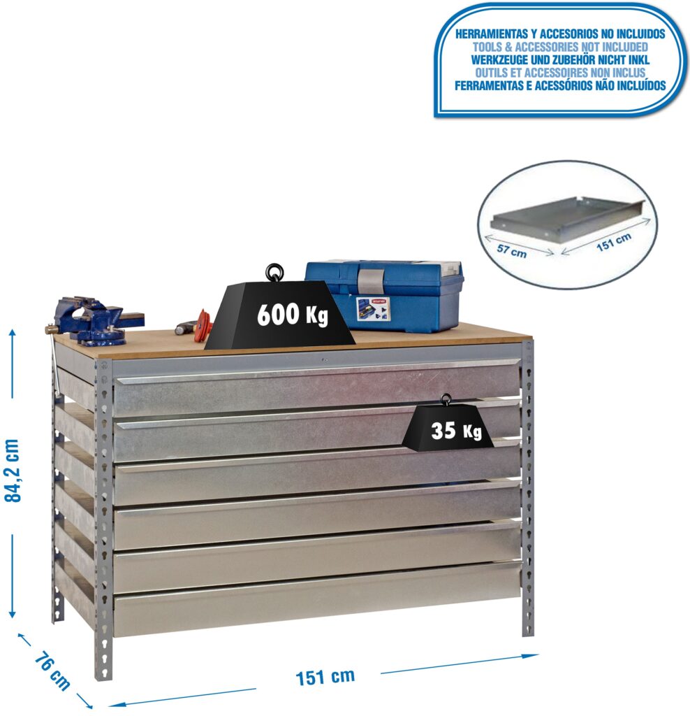 932933 BANC.6/GV. 840x1500x600CZ BT5BOX$