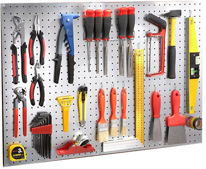 919033 PAINEL PERFURADO CINZ. 900x400MM$