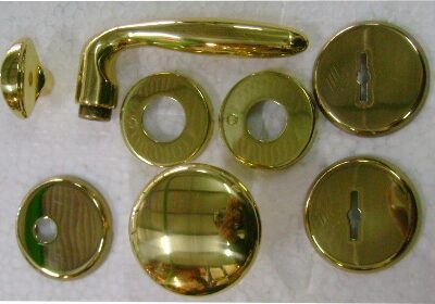 CONJUNTO PUXADOR LATAO POLIDO   P/ALIAS&