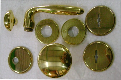 CONJUNTO PUXADOR LATAO POLIDO   P/ALIAS&