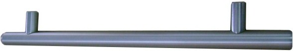 PUXADOR ALUMINIO C/INOX ALUV957/600R#