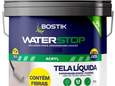 WATERSTOP TELA LIQUIDA FIBRAS CINZA 15KG