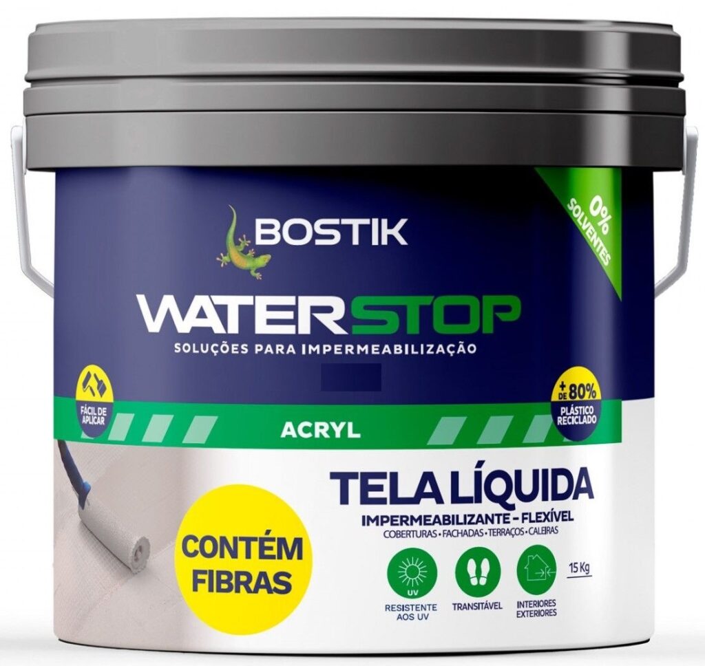 WATERSTOP TELA LIQUIDA FIBRAS TERRA.15KG