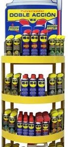 EXPOSITOR VAZIO (WD-40) DE CHAO C/RODAS