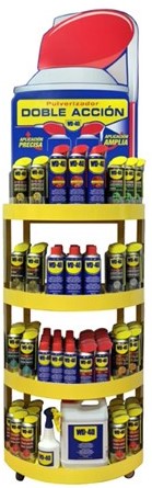 EXPOSITOR VAZIO (WD-40) DE CHAO C/RODAS