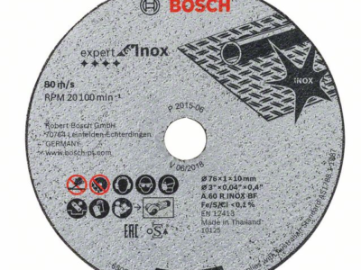 2608601520 DISCO  76x1x10MM INOX(BL.5UN)