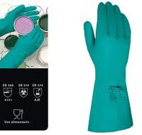 LUVA NITRIL PROD/QUIMICOS 33CM   821/9