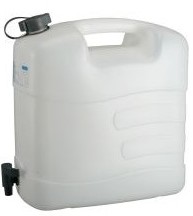 21167 JERRYCAN C/TORN.BRANCO P/AGUA 20LT