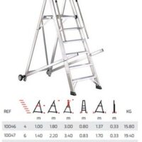 ESCADOTE ALUMINIO APLUS    12DEG. 2,8M$#