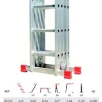 ESCADA MULTIFUNCOES MULTIUSO  10227 4×4$