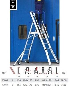 PLATAFORMA TRABALHO TELEFLY TLF 6-DEGR$#